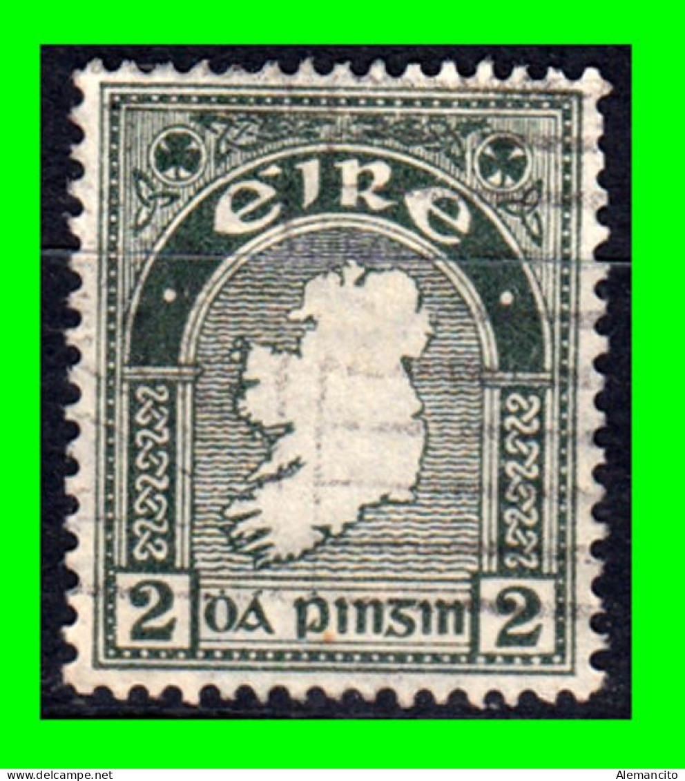 IRLANDA - ( IRELAND – EIRE ) SELLO AÑO 1922 – 1923  MAPA NACIONAL - Ungebraucht