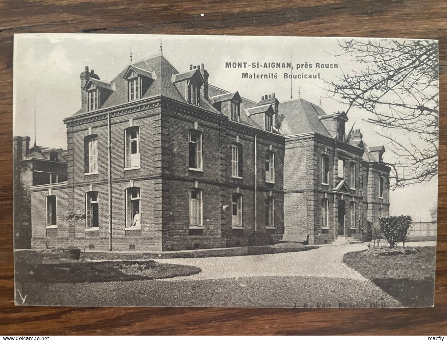 CPA Rouen - Mont-St-Aignan - Maternité Boucicaut  TEXTE Au Dos - Mont Saint Aignan