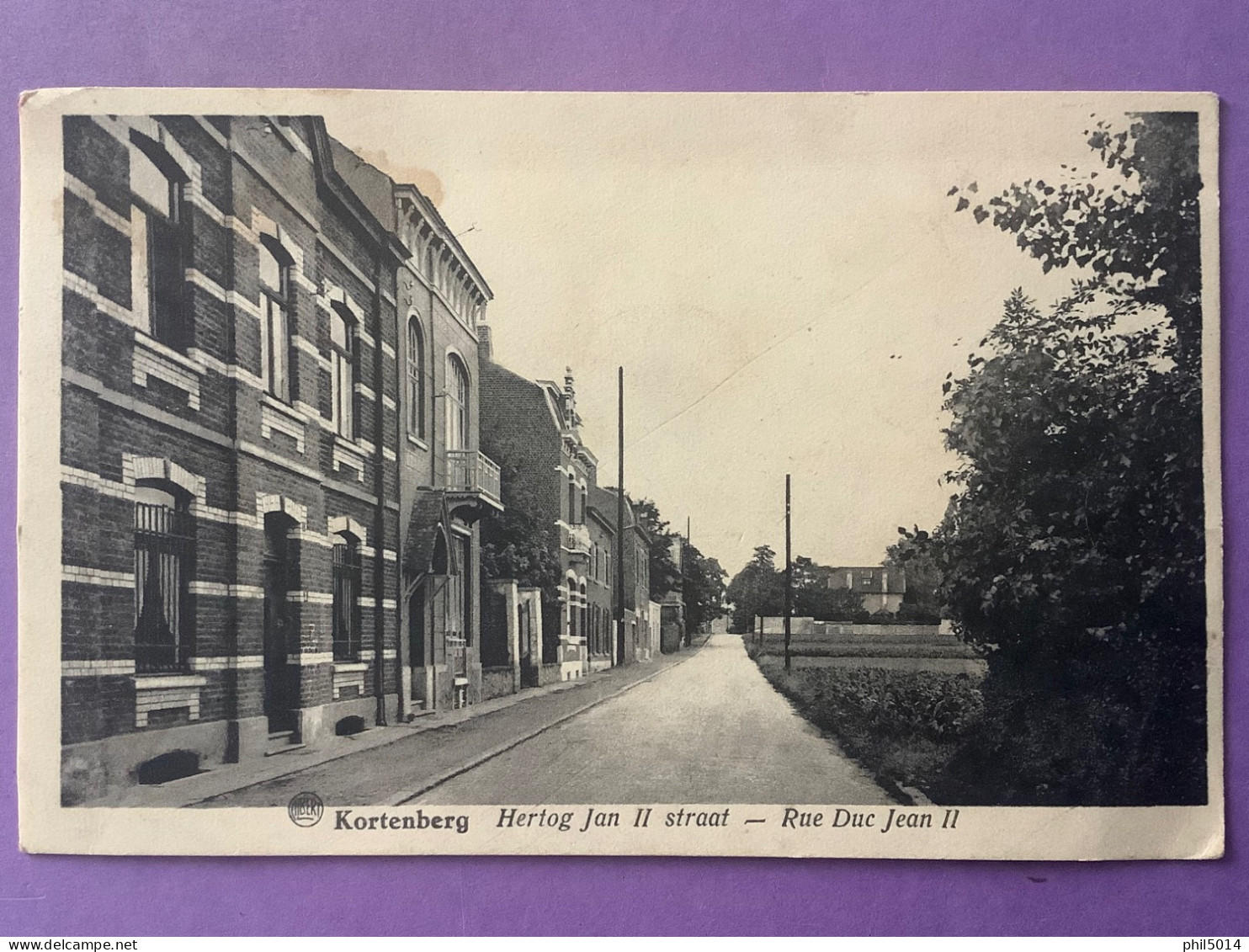 Belgique   KORTENBERG     Rue Duc Jean II        Bon état (taches ) - Kortenberg