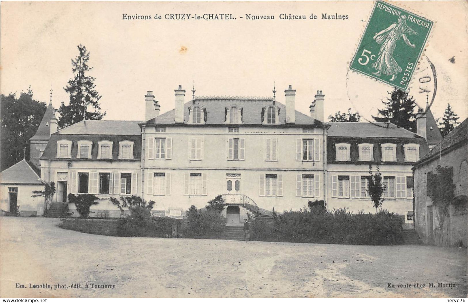 Environs De CRUZY LE CHATEL - Nouveau Château De Maulnes - Cruzy Le Chatel