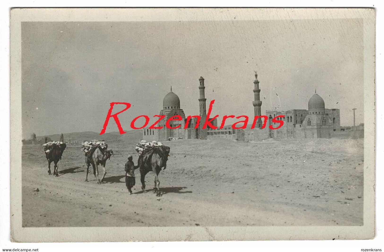 Carte Photo Cairo View From Citadel Real Photo +/- 1910 Agypten Egitto Egypt CPA Carte Postale Old Postcard - Sphynx