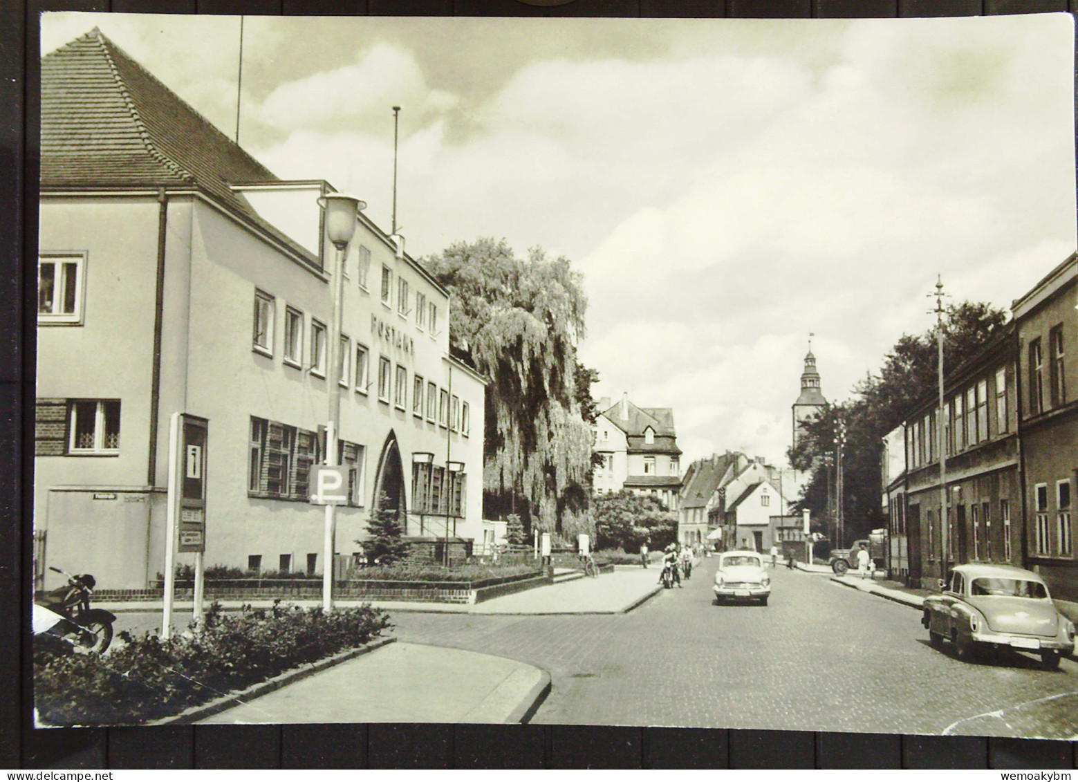 DDR: AK Von Gardelegen - Bahnhofstraße Mit Blick Auf Postamt Und Marienkirche Vom 23.08.62  Mit 10 Pf Ulbricht Knr: 846 - Gardelegen