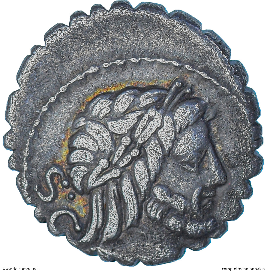 Monnaie, Antonia, Denier Serratus, 83-82 BC, Rome, TTB+, Argent, Crawford:364/1d - Republiek (280 BC Tot 27 BC)
