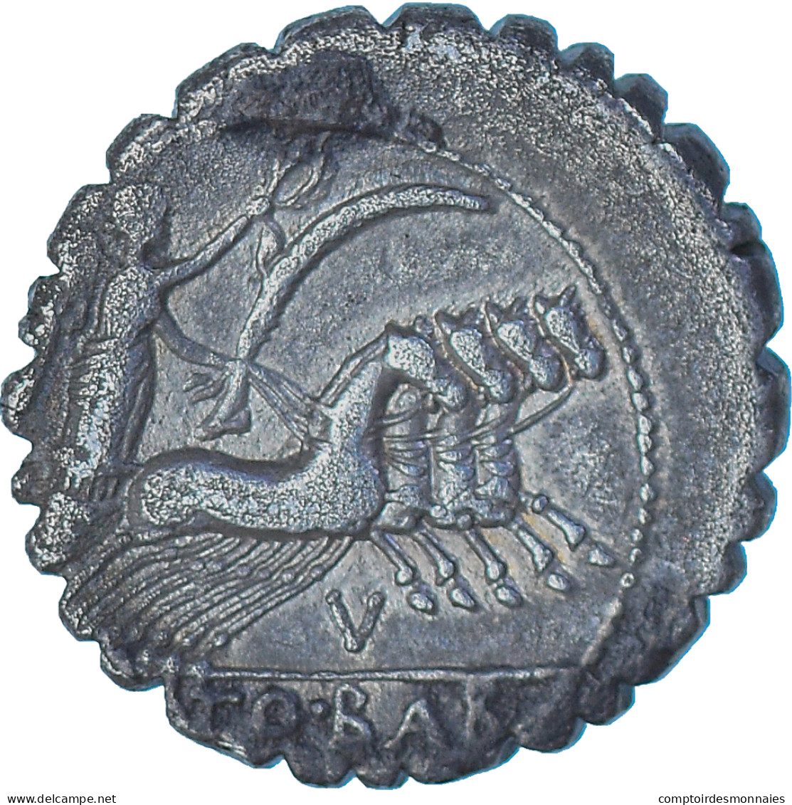 Monnaie, Antonia, Denier Serratus, 83-82 BC, Rome, TTB+, Argent, Crawford:364/1d - Republiek (280 BC Tot 27 BC)