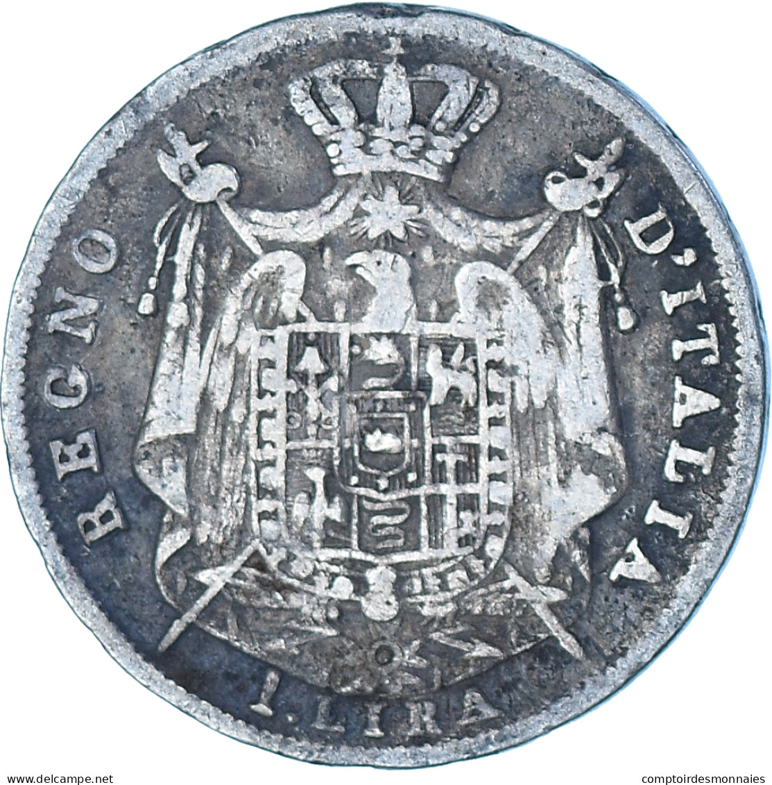 Monnaie, États Italiens, KINGDOM OF NAPOLEON, Napoleon I, Lira, 1813, Milan - Napoléonniennes