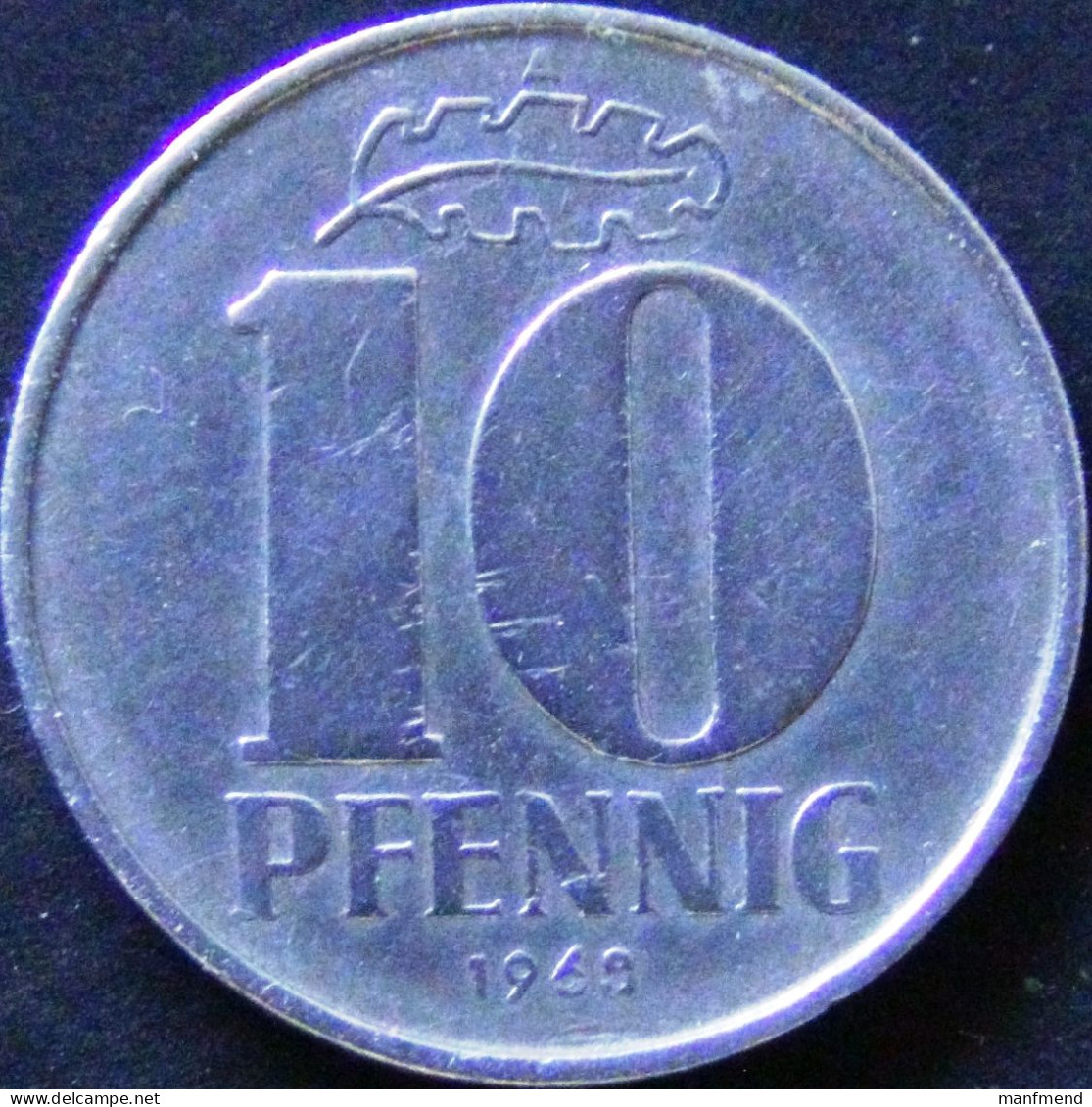 Germany - DDR - 1968 - KM 10 - 10 Pfennig - VF - Look Scans - 10 Pfennig