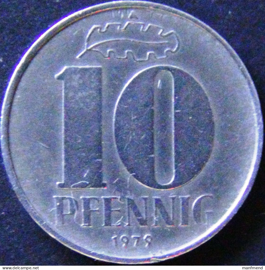 Germany - DDR - 1979 - KM 10 - 10 Pfennig - VF - Look Scans - 10 Pfennig