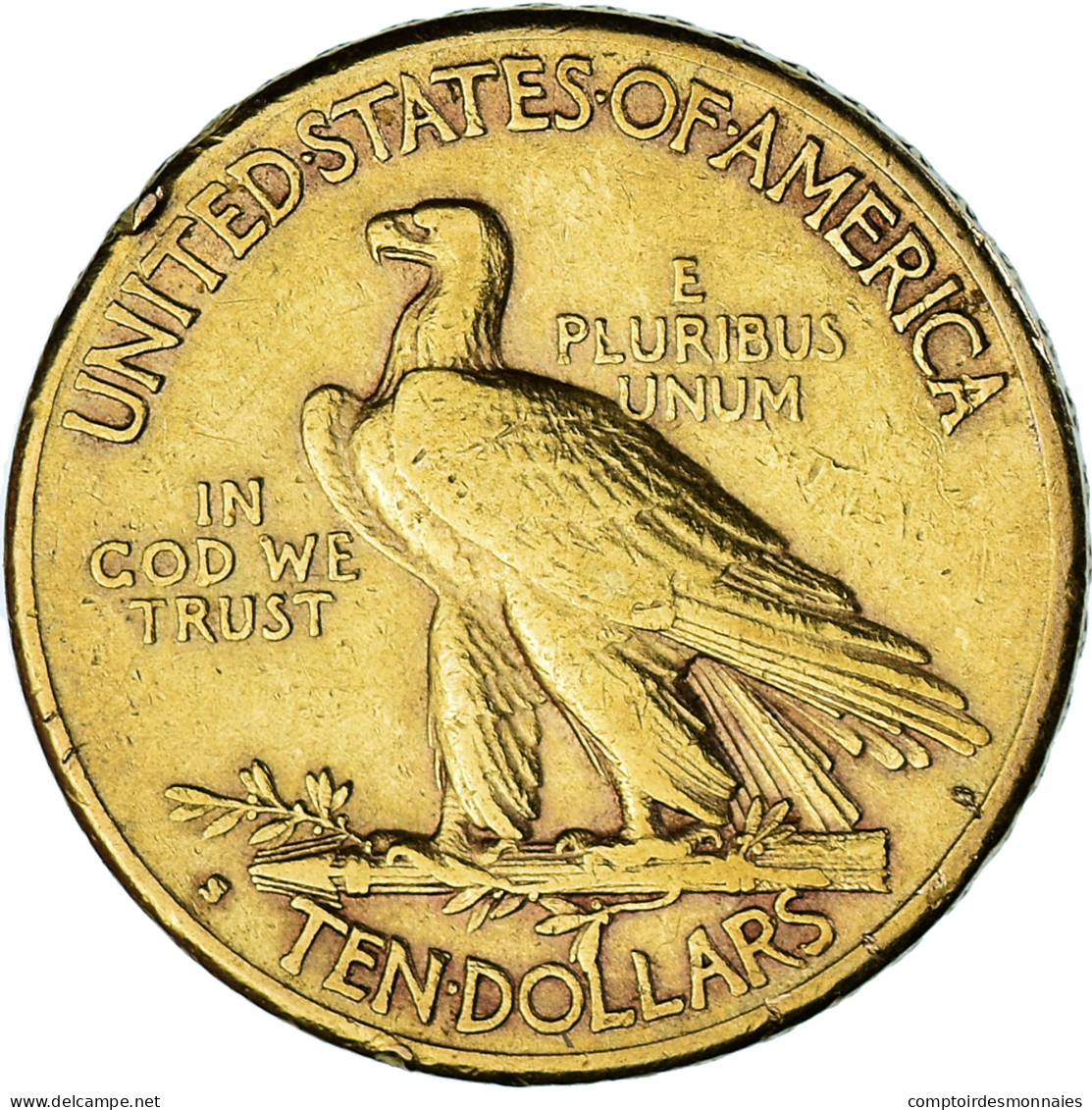 Monnaie, États-Unis, Indian Head, $10, Eagle, 1910, U.S. Mint, San Francisco - 10$ - Eagles - 1907-1933: Indian Head