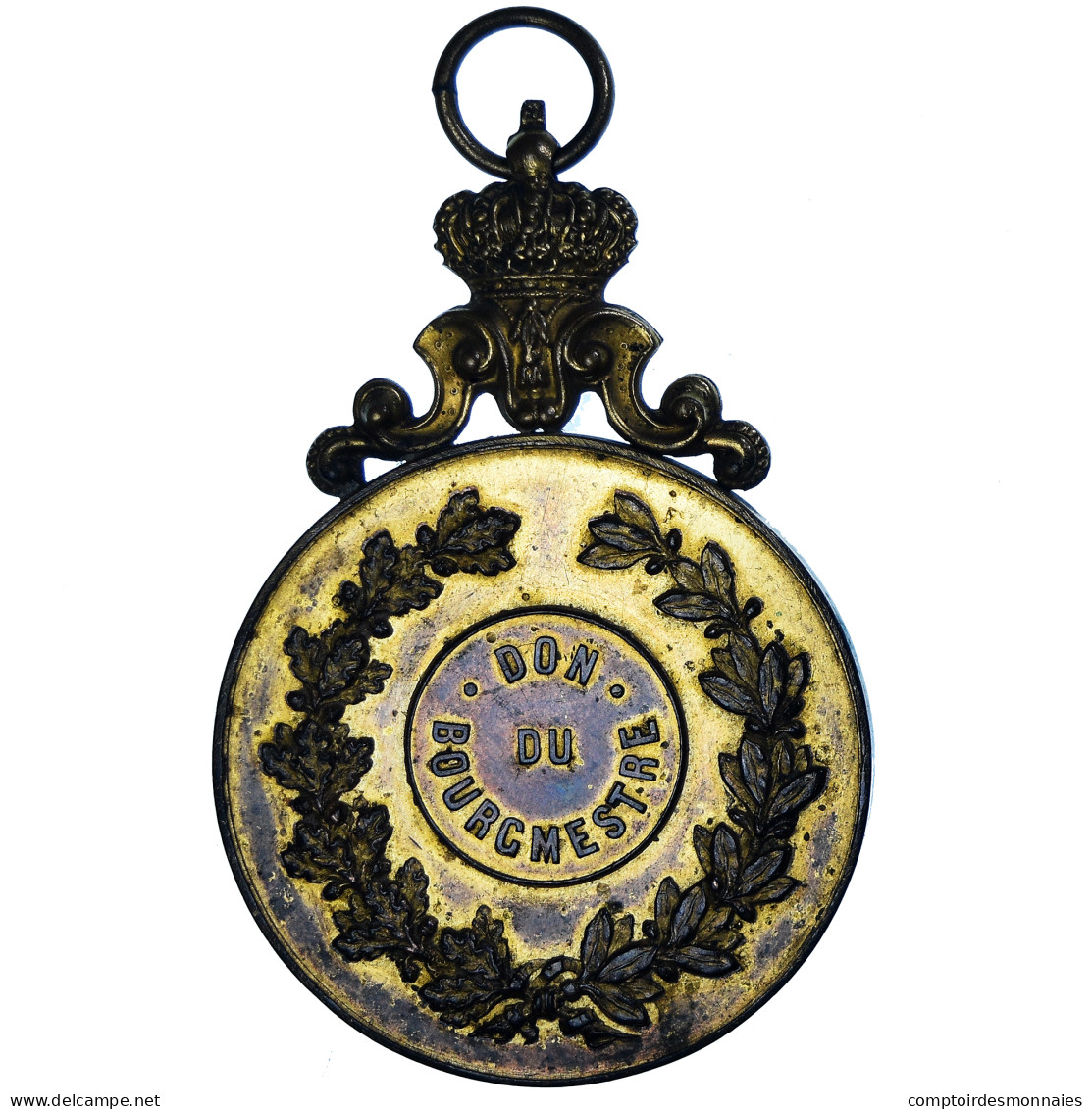Belgique, Médaille, Ville De Mons, Offert Par Le Bourgmestre, TTB, Bronze - Autres & Non Classés