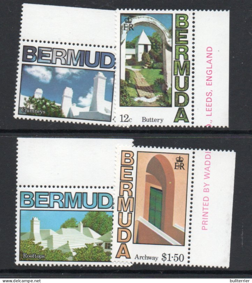 BERMUDA - 1985 - ARCHITECTURE SET OF 4  MINT NEVER HINGED  - Bermuda