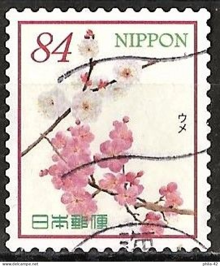 Japan 2020 - Mi 10667 - YT 10291 ( Apricot Blossom ) - Oblitérés