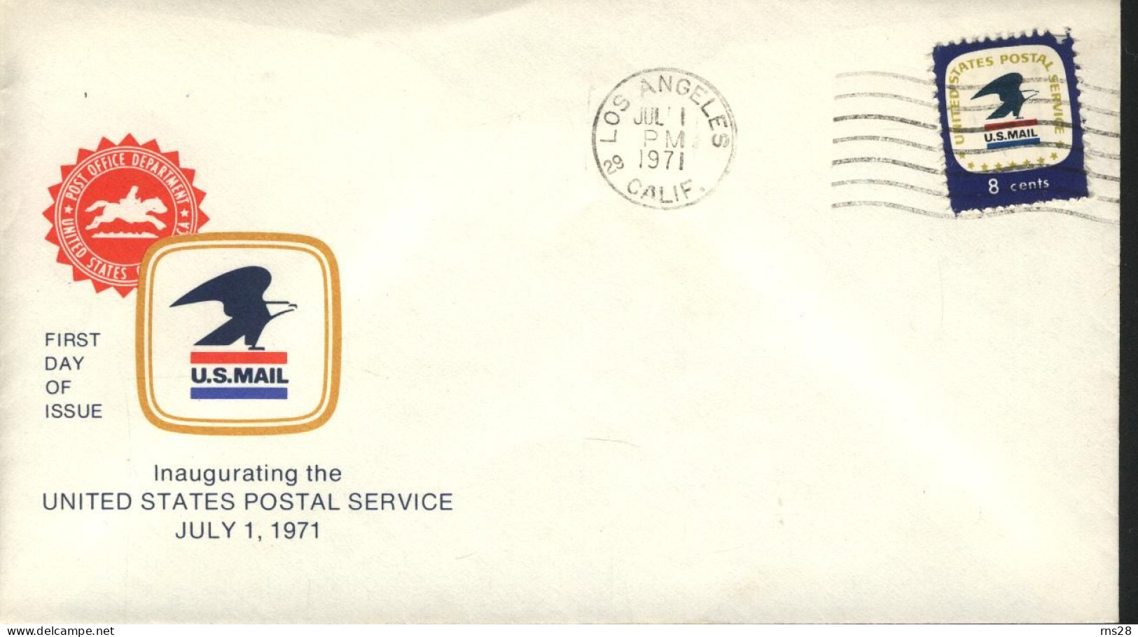 USA FDC  Air Mail - 1971-1980