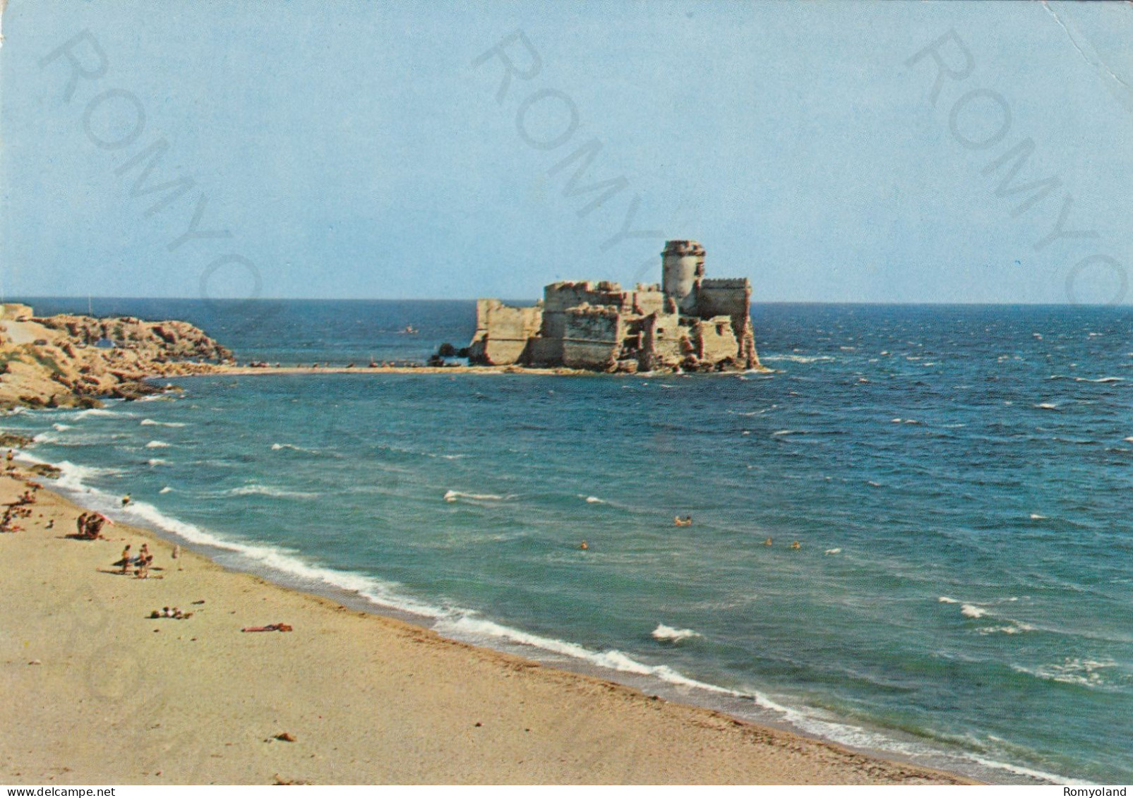 CARTOLINA  CROTONE,CALABRIA-ITINERARI CROTONESI-PUNTA LE CASTELLA-STORIA,MEMORIA,CULTURA,BELLA ITALIA,VIAGGIATA - Crotone