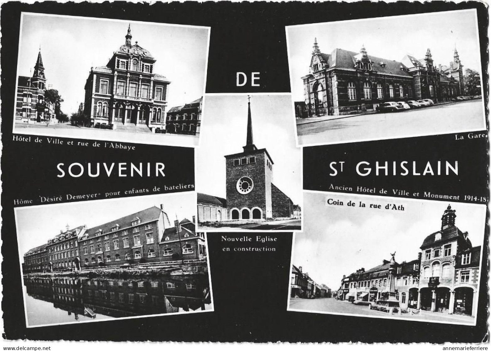 Souvenir De Saint-Ghislain ( Multi Vues ) - Saint-Ghislain