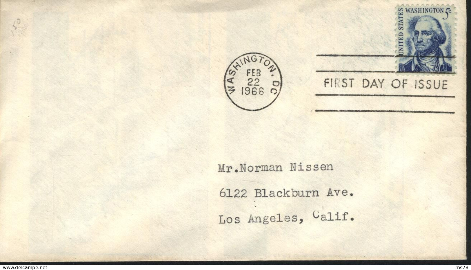 USA FDC  Washingtom - 1961-1970