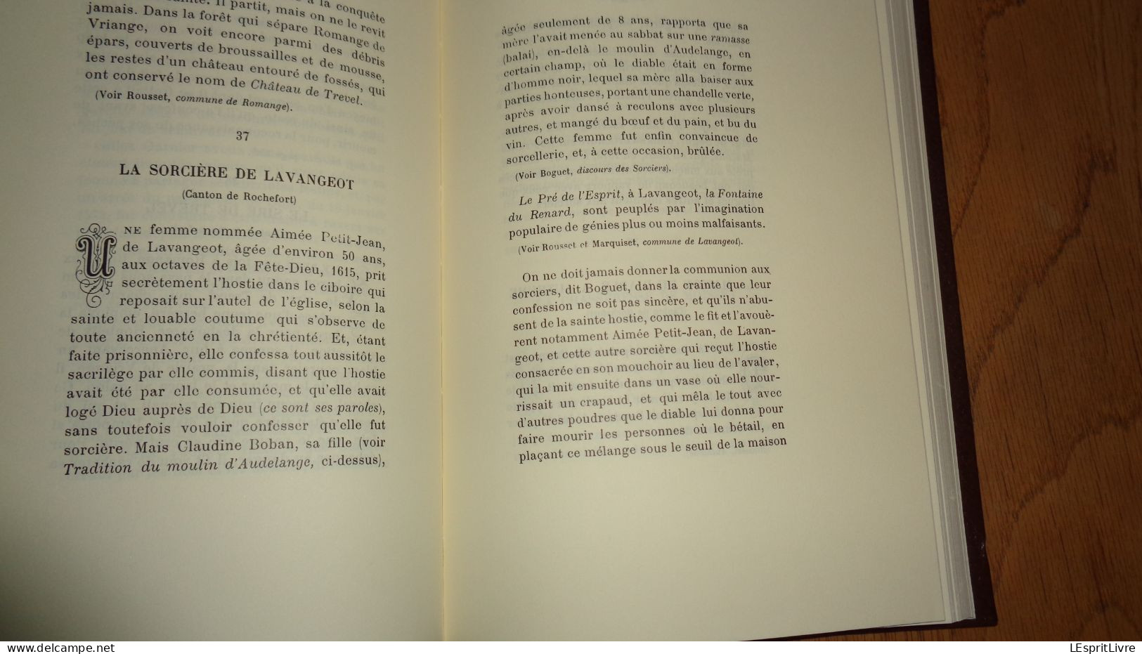 TRADITIONS POPULAIRES DE LA HAUTE SAÔNE ET DU JURA Régionalisme Légende Histoire Sorcière Diable