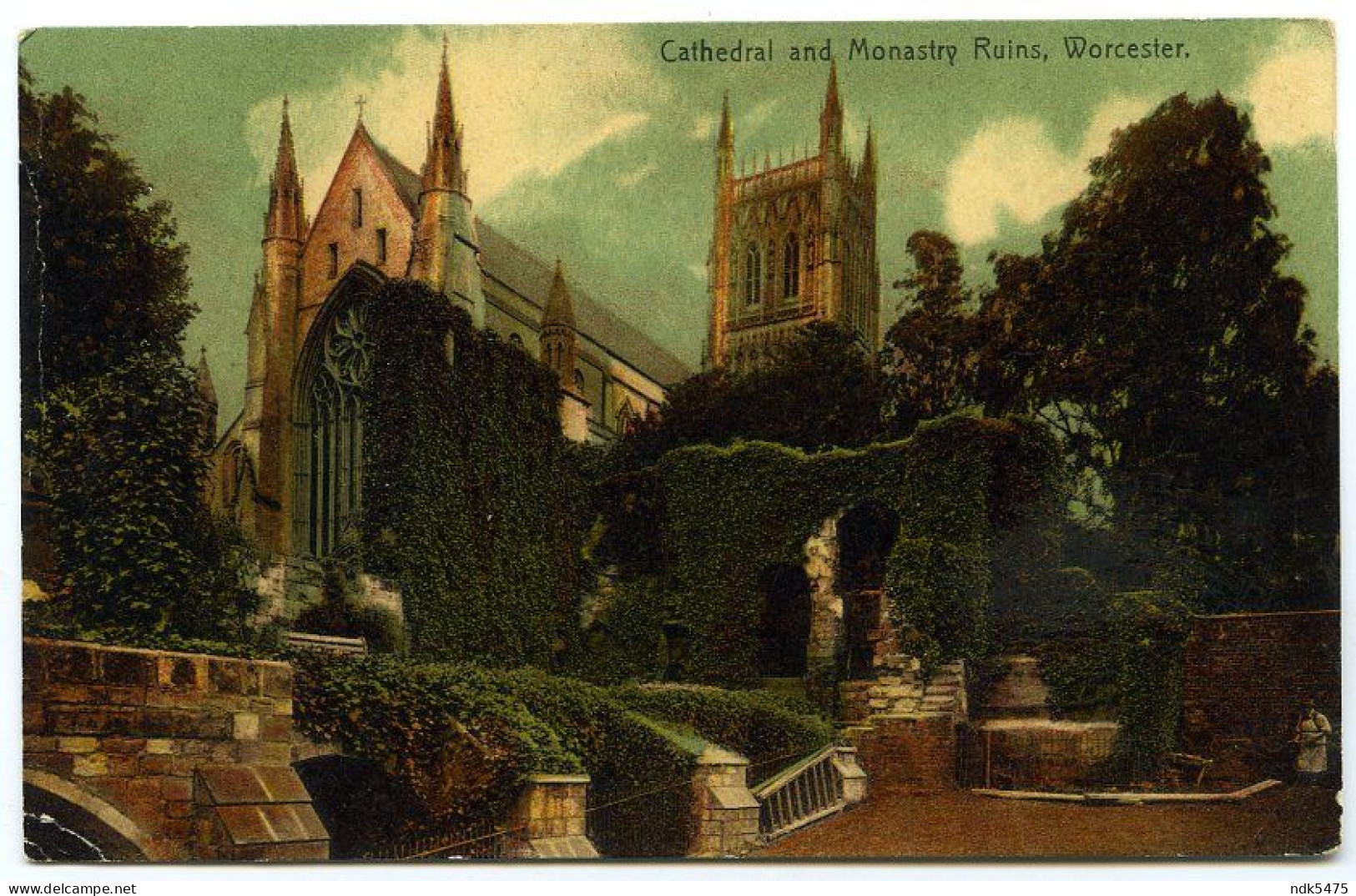 WORCESTER, CATHEDRAL AND MONASTRY RUINS / HALLOW CDS / STRATFORD ON AVON, CLIFFORD CHAMBERS, RED HILL HOUSE (PIPPET) - Worcester