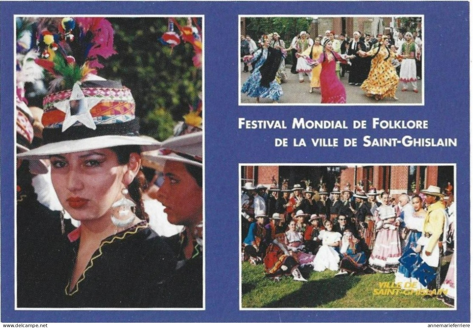 Saint-Ghislain Souvenir 2000  Festival Mondial De Folklore Regards Boliviens Animation Egypte, Rencontres - Saint-Ghislain