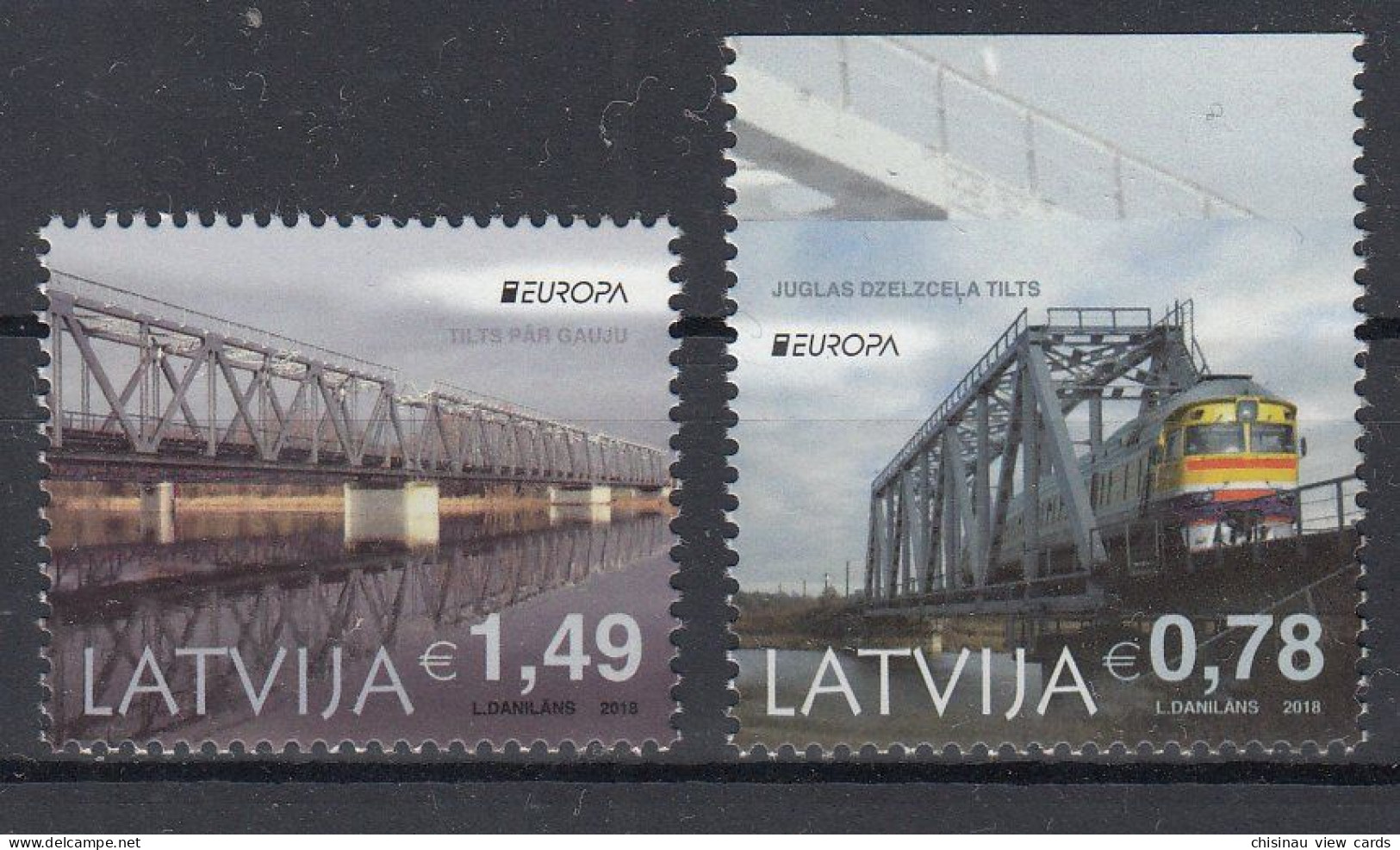 LATVIA.2018 EUROPA CEPT.CASTLES.SET 2 ST. 1 Form Booklet +1 From Seria - 2018