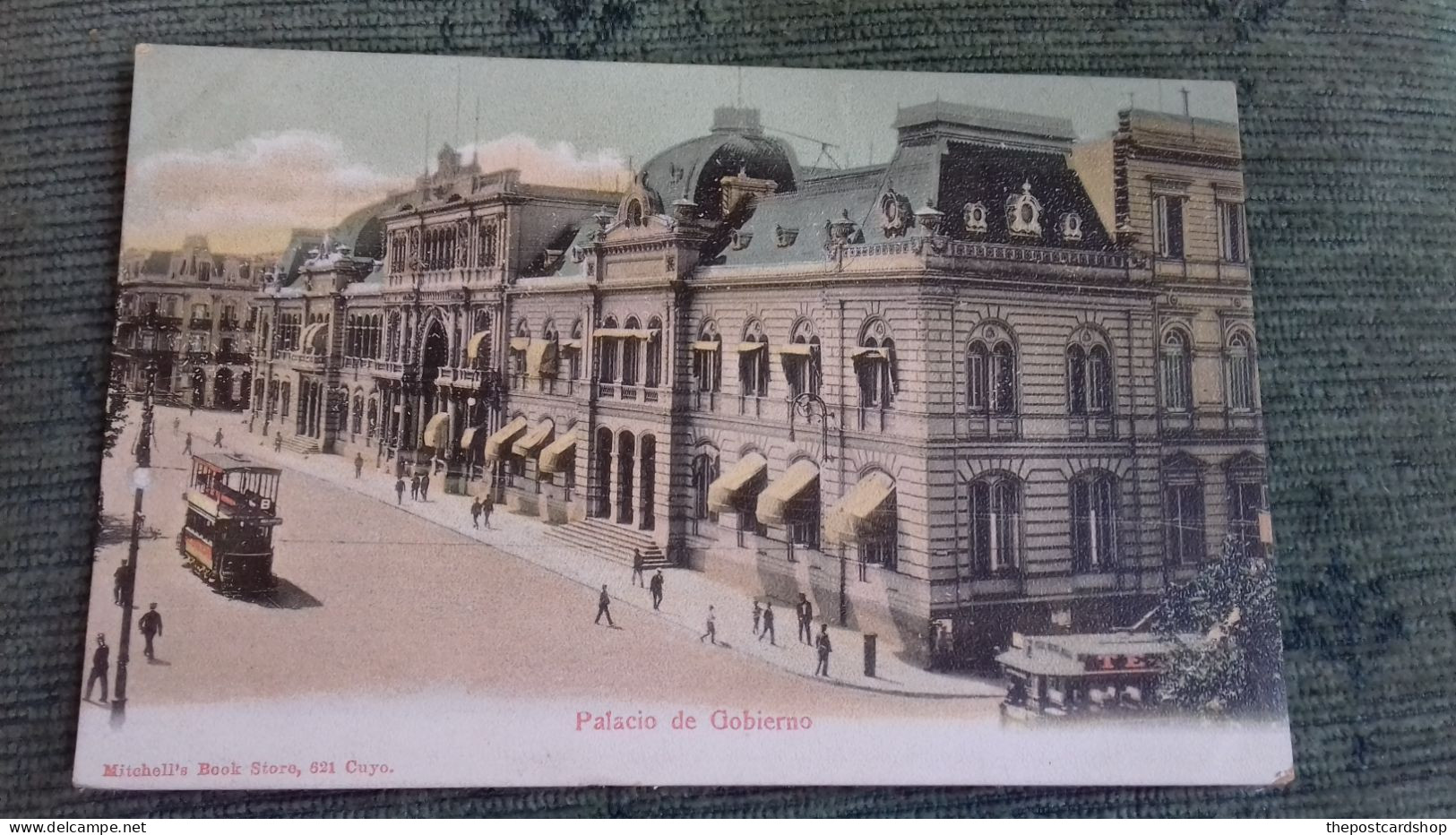 ARGENTINA BUENOS AIRES PALACIO DE GOBIERNO TRAMWAY TRANVIA EARLY UNDIVIDED BACK - Argentinië