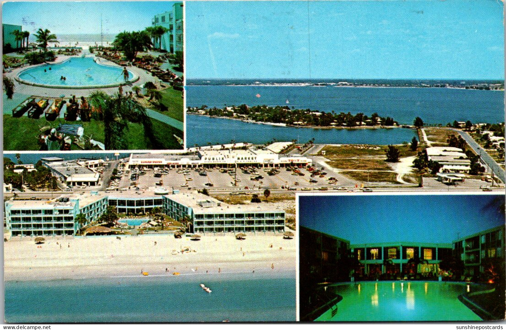 Florida St Petersburg Beach The Happy Dolphin Inn 1976 - St Petersburg