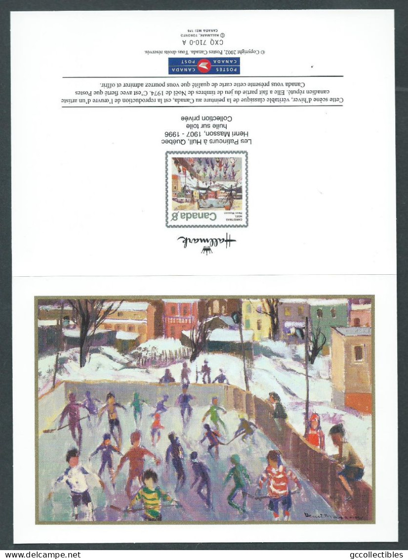 Canada - 2002 - Set Of 3 Christmas Cards Unused (depicting Stamps # 651-652-653) - Offizielle Bildkarten