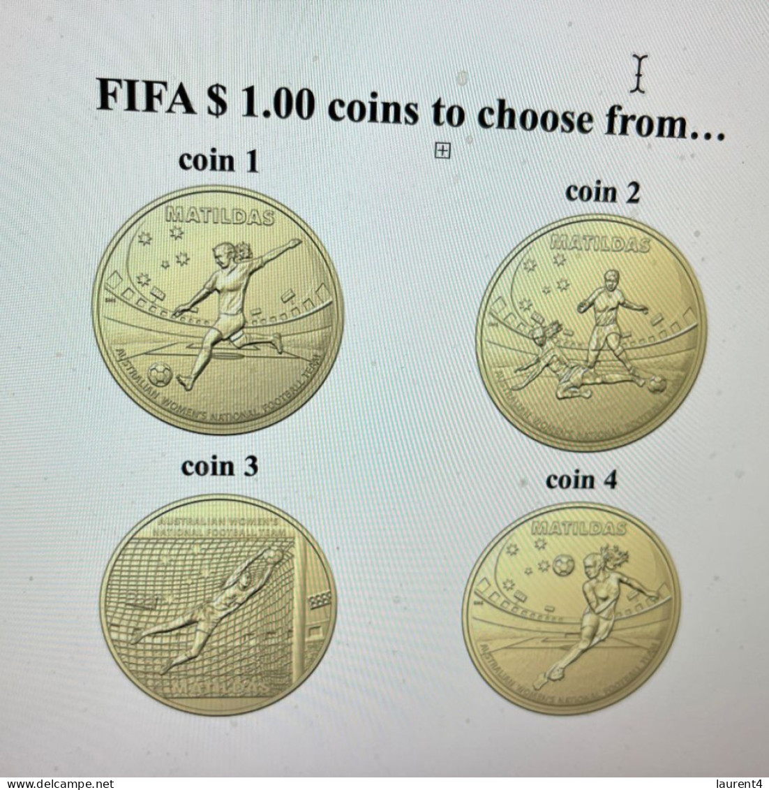 9-8-2023 (2 T 2) FIFA Women's Football World Cup Match 55 (stamp + $ 1.00 Coin) France (4) V Morocco (0) - Dollar