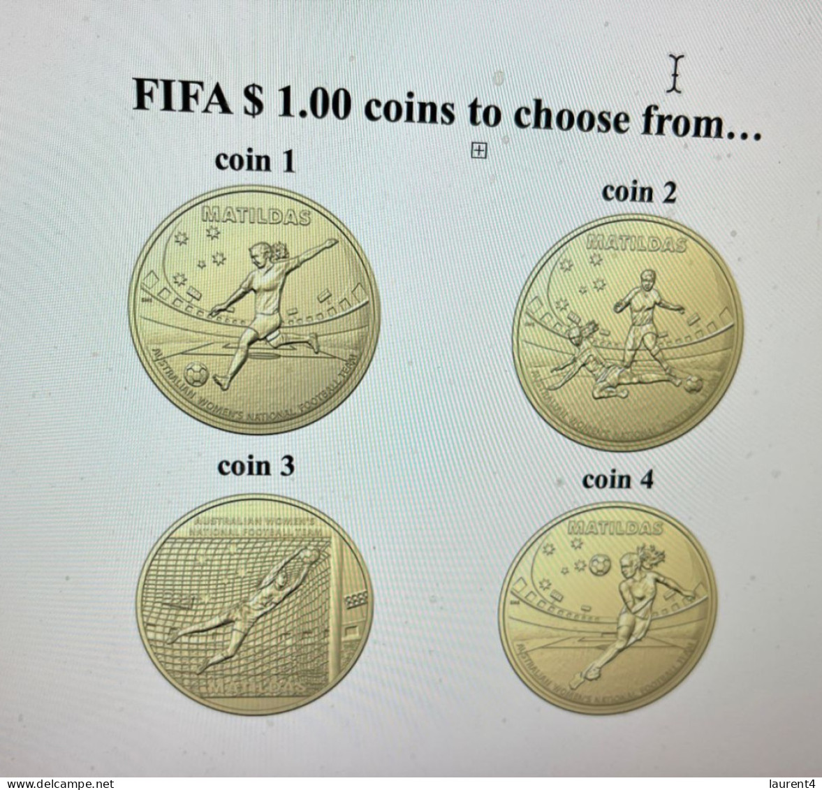 9-8-2023 (2 T 2) FIFA Women's Football World Cup Match 56 (stamp + $ 1.00 Coin) Colombia (1) V Jamaica (0) - Dollar