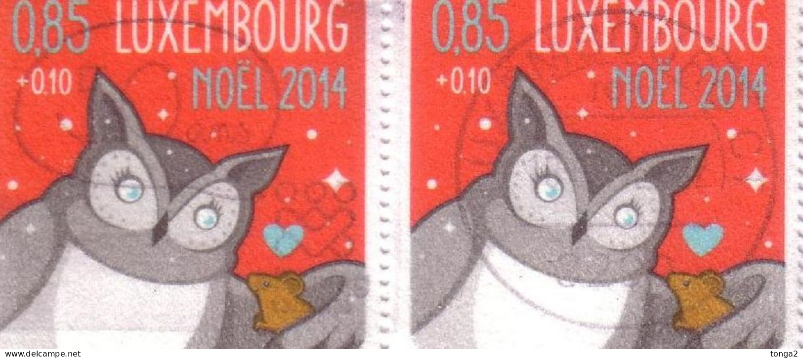 Luxembourg Cover To Australia - Usage Flock Stamps (2nd Picture Shows Postmarks) (feel Like Velvet) - Unusual - Covers & Documents