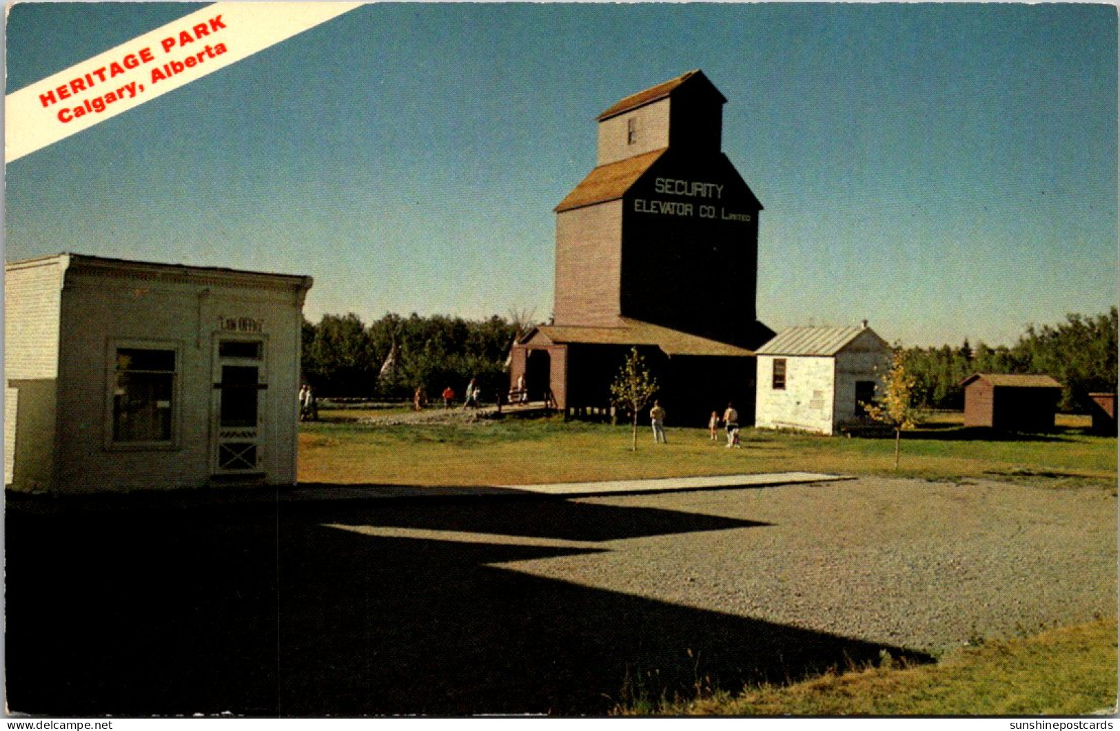 Canada Calgary Heritage Park Grain Elevator And Law Office - Calgary