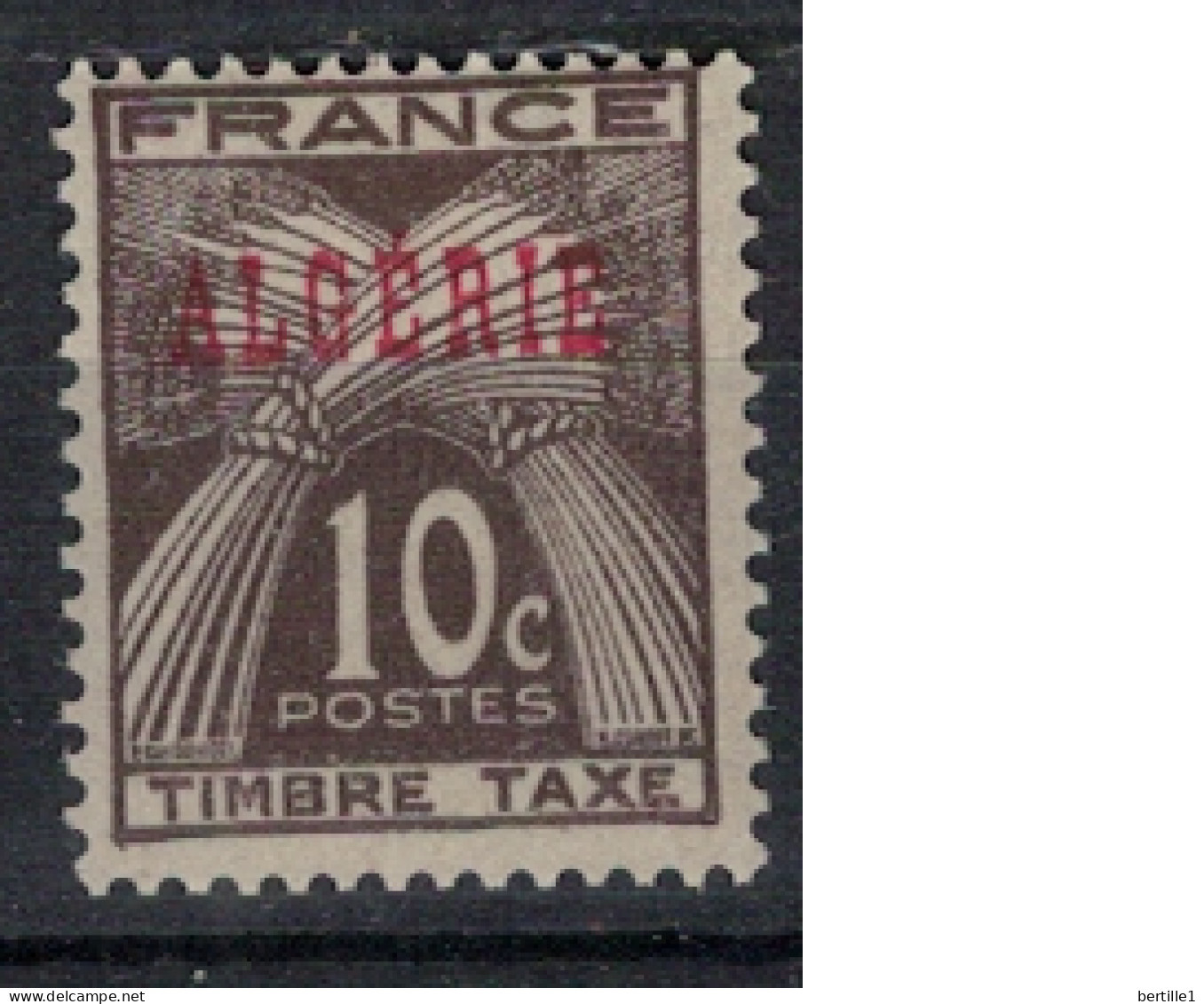 ALGERIE       N°  YVERT TAXE 33  Neuf Sans  Charnières ( NSCH 3/25  ) - Impuestos
