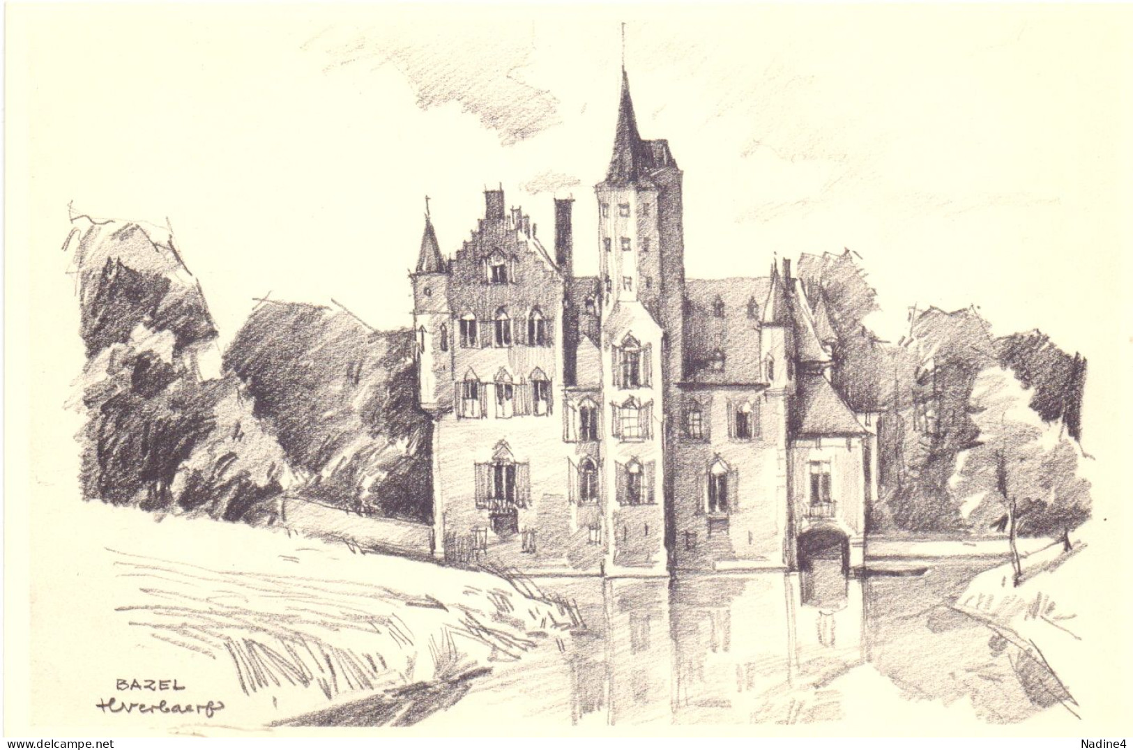 PK - Kruibeke - Kasteel Van Bazel - Illustr Herman Verbaere - Kruibeke