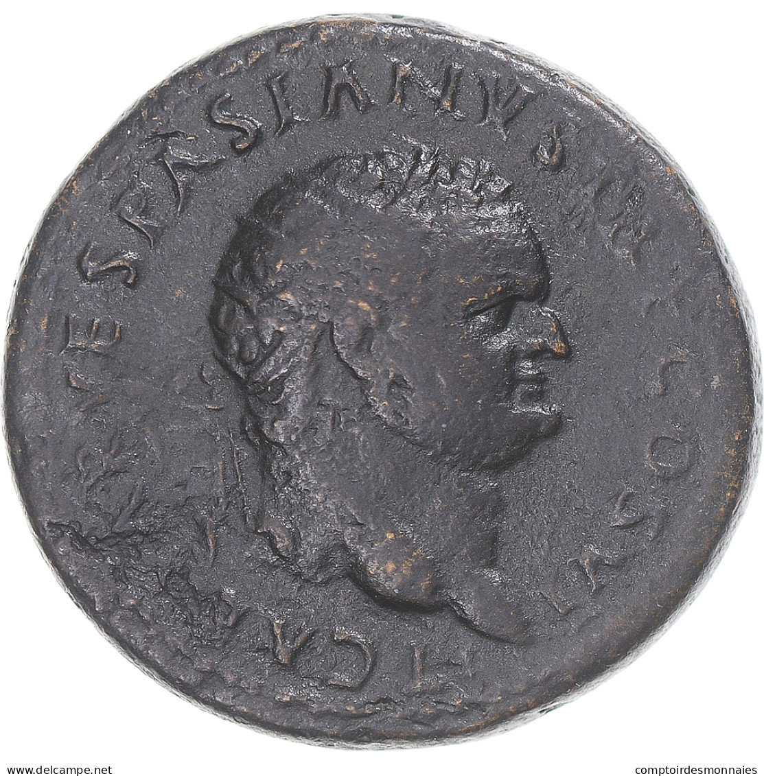 Monnaie, Vespasien, Dupondius, 77-78, Rome, TTB, Bronze, RIC:1025 - Les Flaviens (69 à 96)