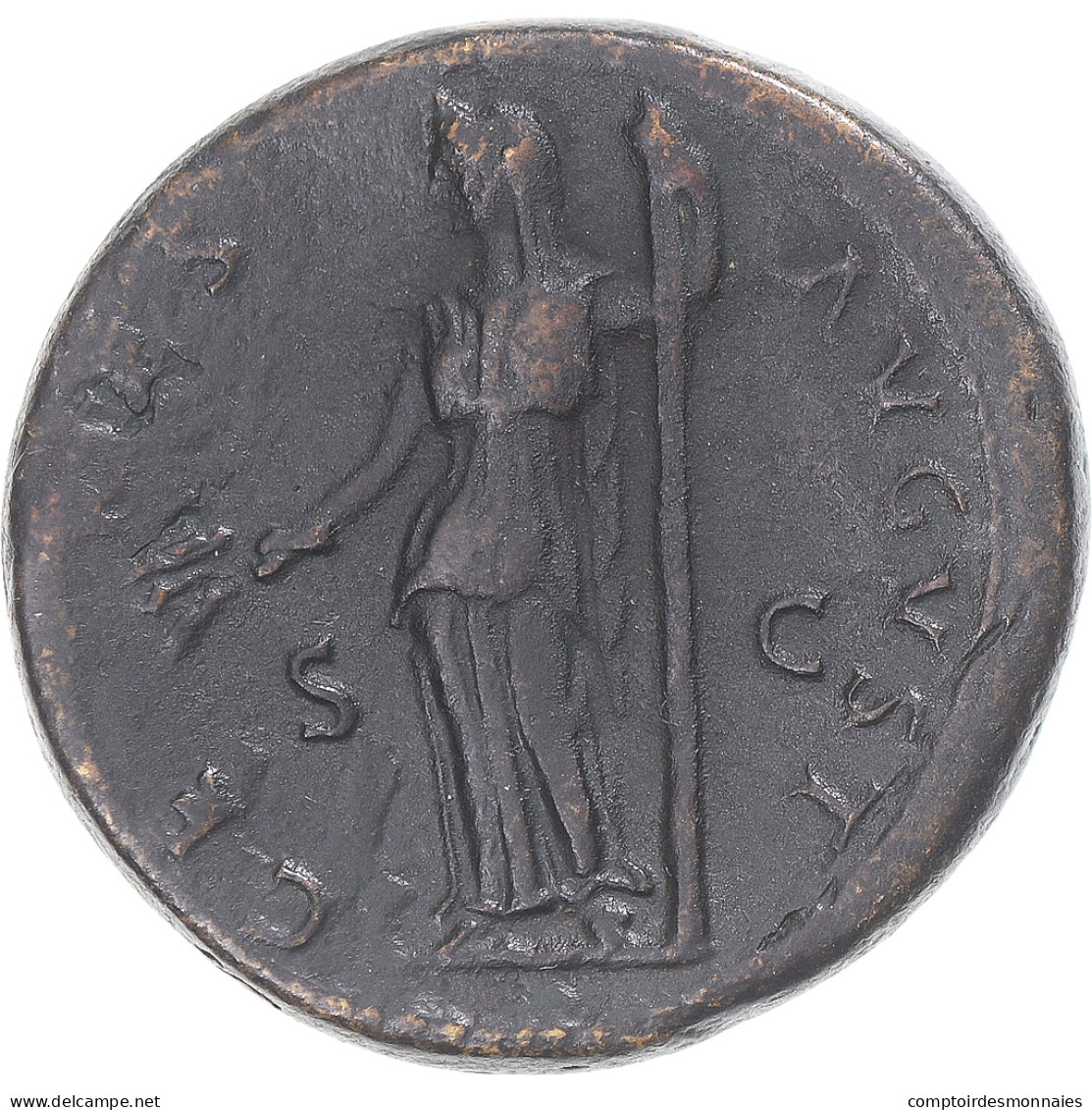 Monnaie, Vespasien, Dupondius, 77-78, Rome, TTB, Bronze, RIC:1025 - The Flavians (69 AD To 96 AD)