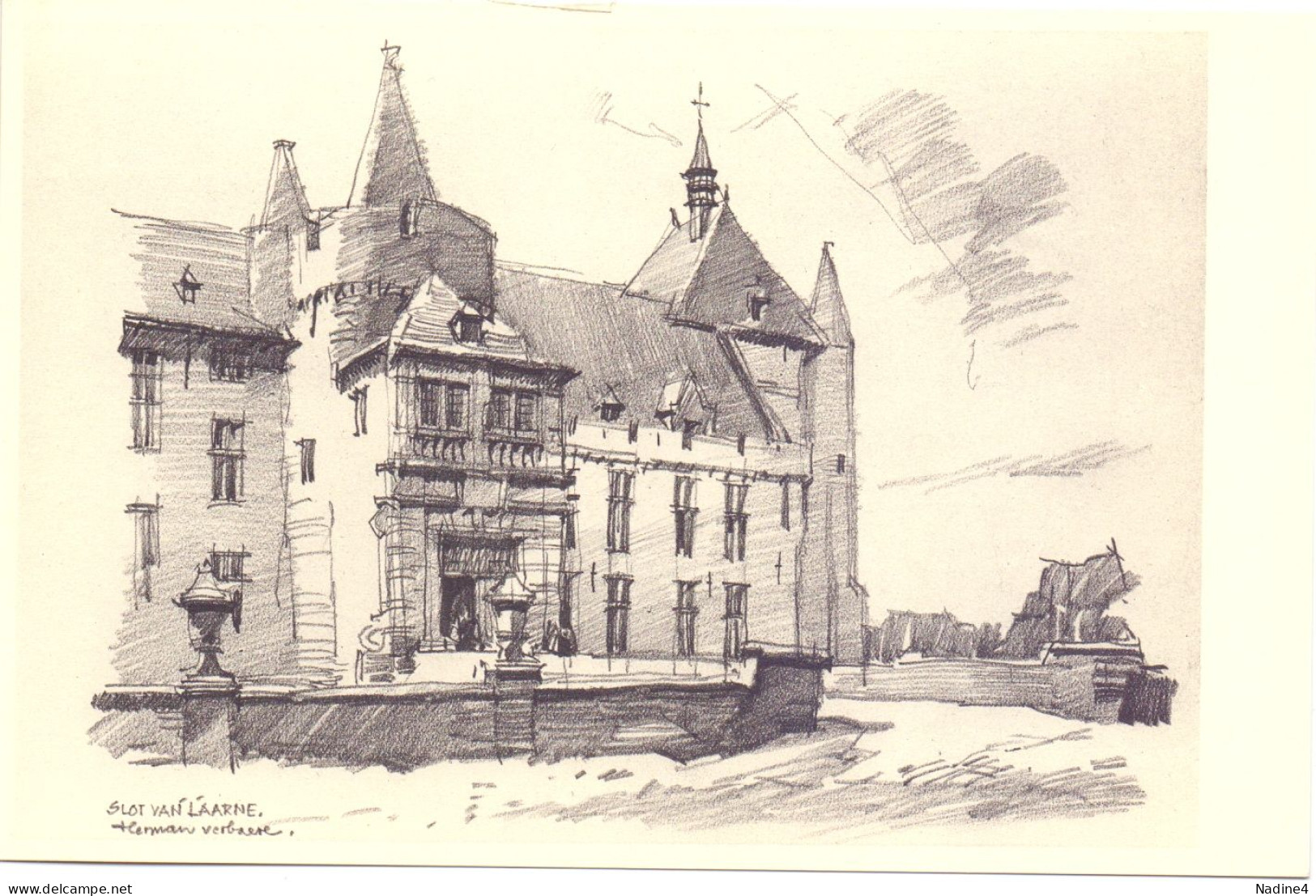 PK - Slot Van Laarne - Kasteel - Illustr Herman Verbaere - Laarne