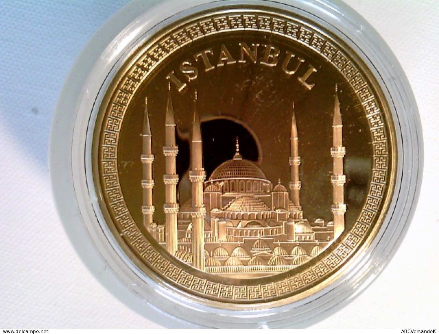 Medaille, Istanbul-Weltkulturerbe, Sonderprägung, Kupfer Vergoldet, PP, 40 Mm - Numismatiek