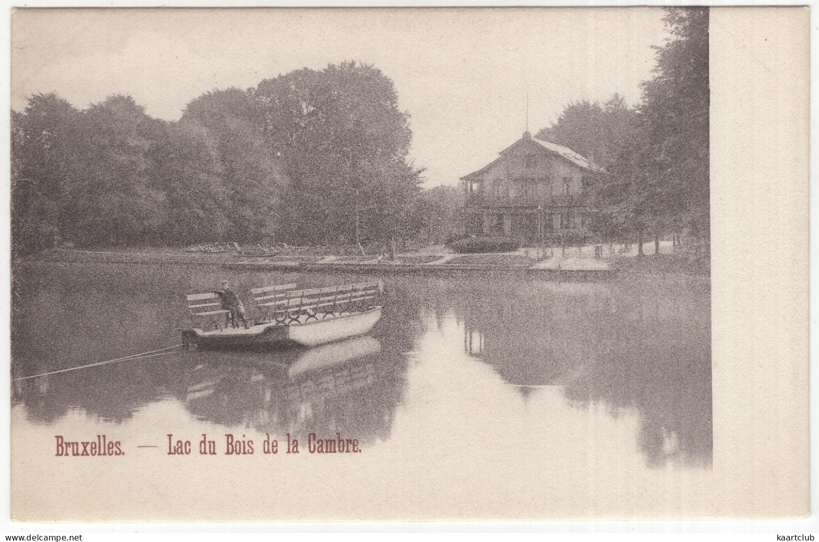 Bruxelles. - Lac Du Bois De La Cambre - (Brussel, België/Belgique) - Bateau, Ferry, Pontje - Bruxelles-ville