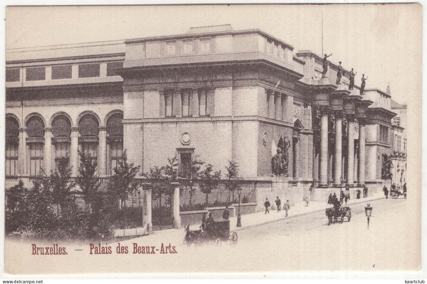 Bruxelles. - Palais Des Beaux-Arts - (Brussel, België/Belgique) -  Cheval/Carosse - Bruxelles-ville