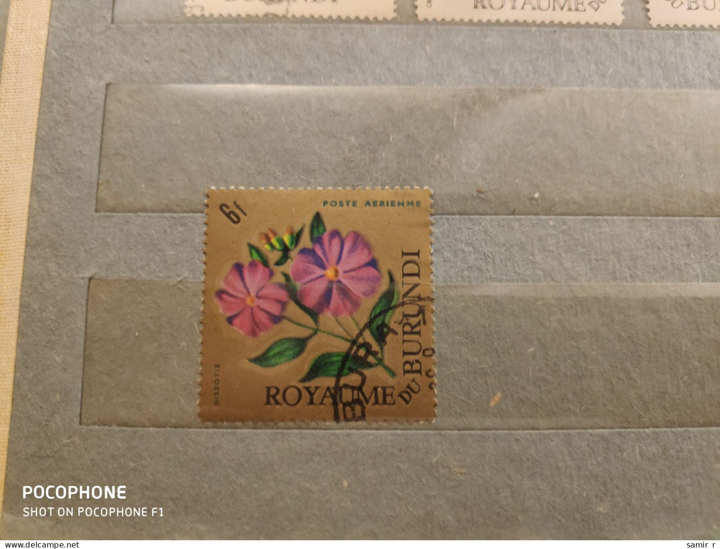 1966 Burundi	Flowers (F23) - Gebruikt