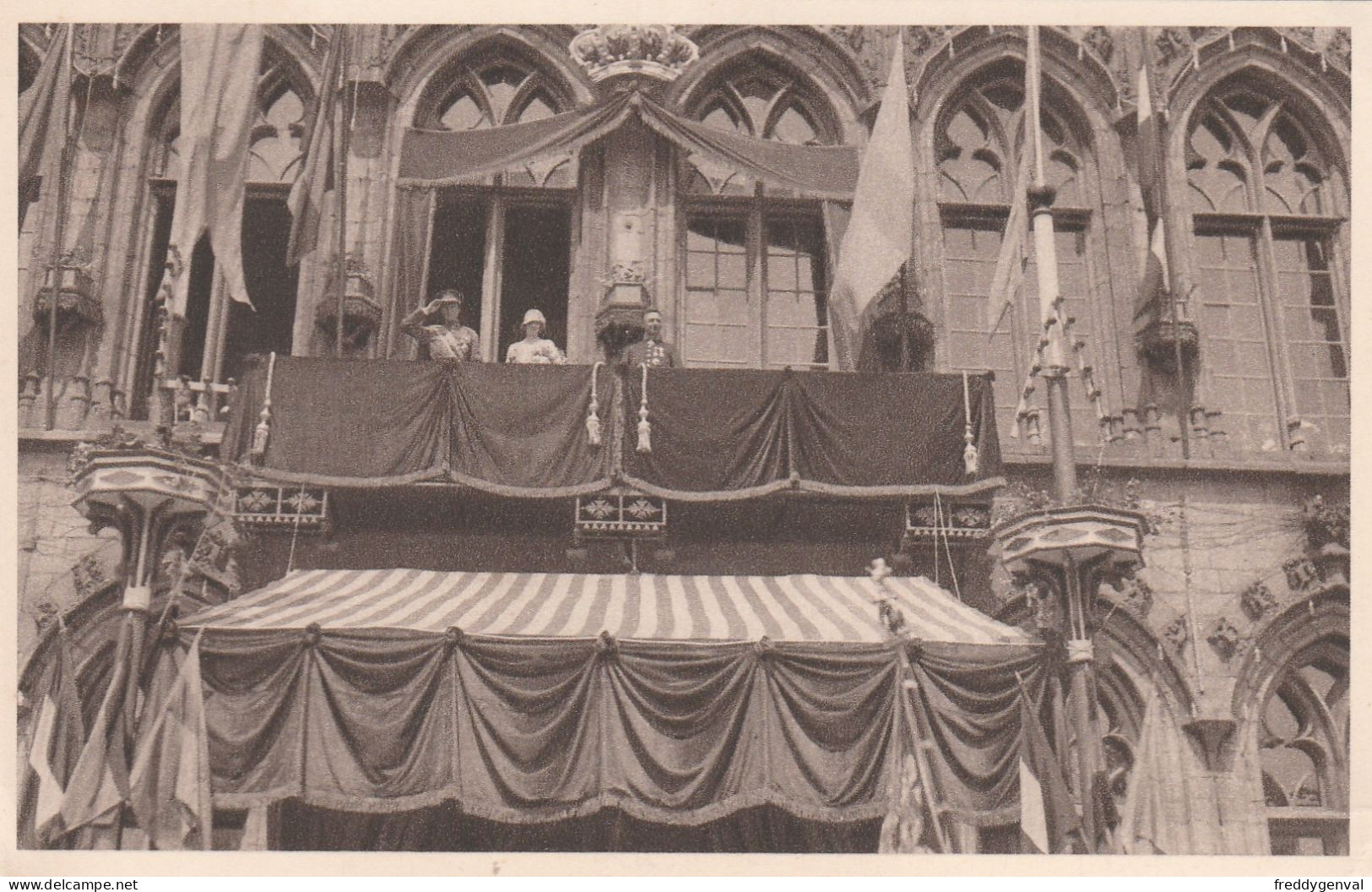 MONS  JOYEUSE ENTREE DU DUC ET DE LA DUCHESSE DE BRABANT EN 1928 - Mons