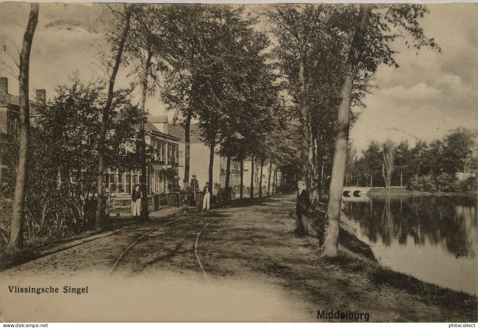 Middelburg  (Zld)  Vlissingsche Singel  (geanimeerd) 1903 - Middelburg