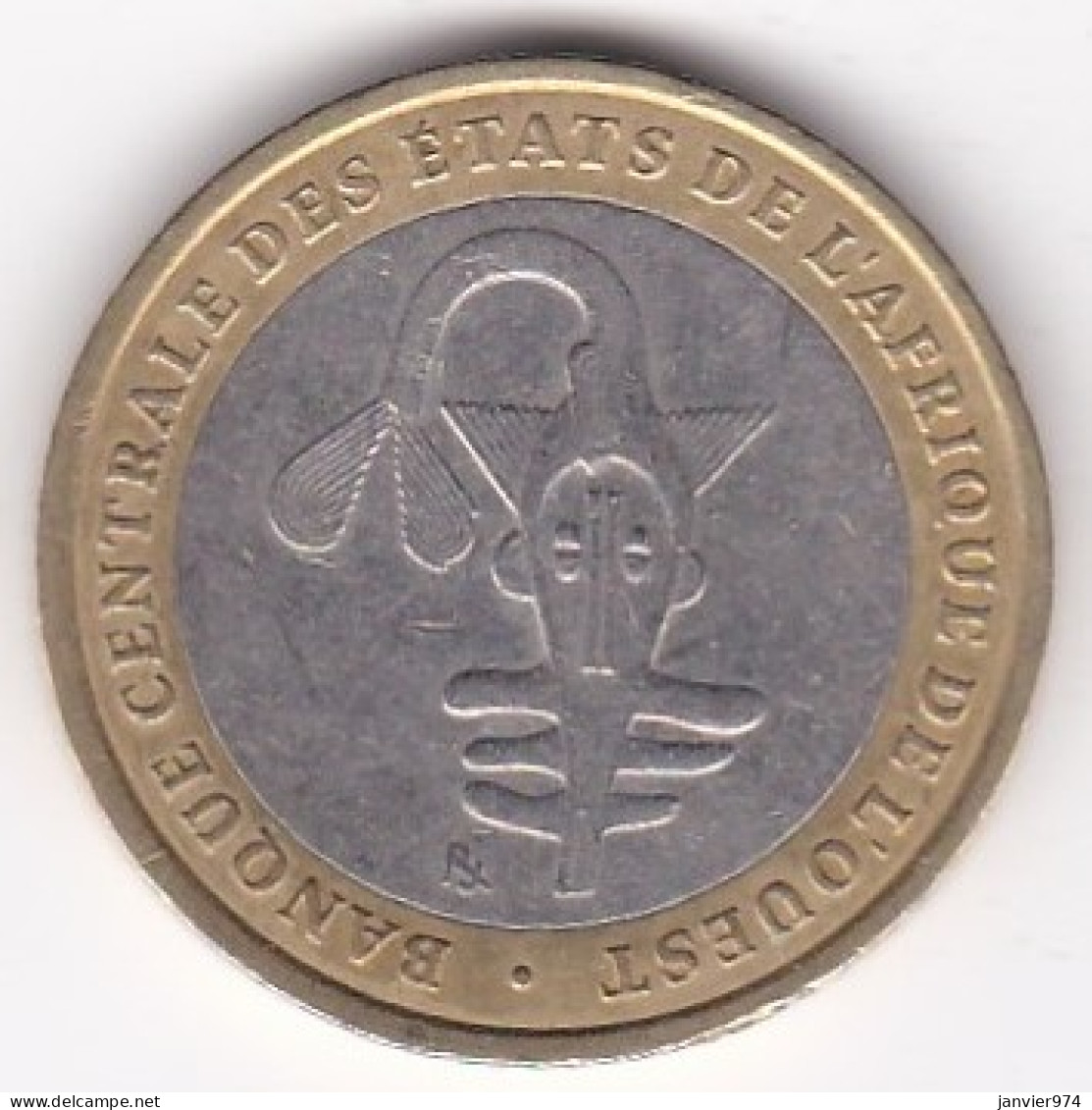 États De L'Afrique De L'Ouest 500 Francs 2004, Bimétallique, KM# 15 - Other - Africa