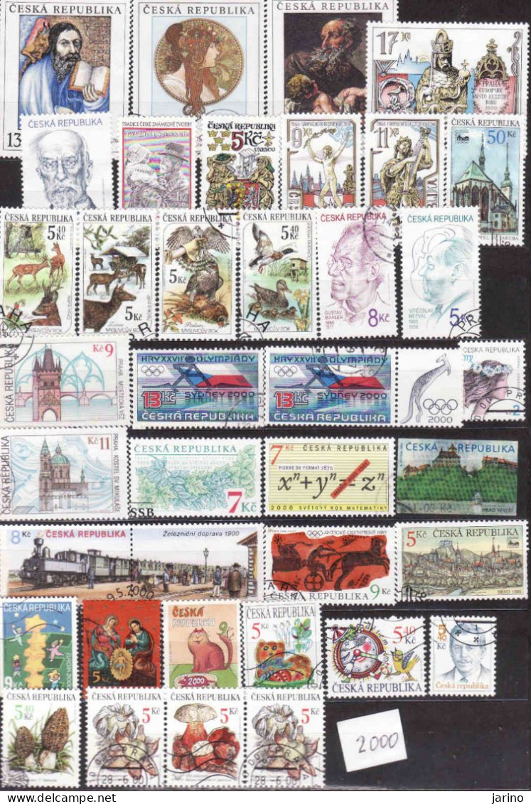 Tchechische Republik, 2000, Used.I Will Complete Your Wantlist Of Czech Or Slovak Stamps According To The Michel Catalog - Oblitérés