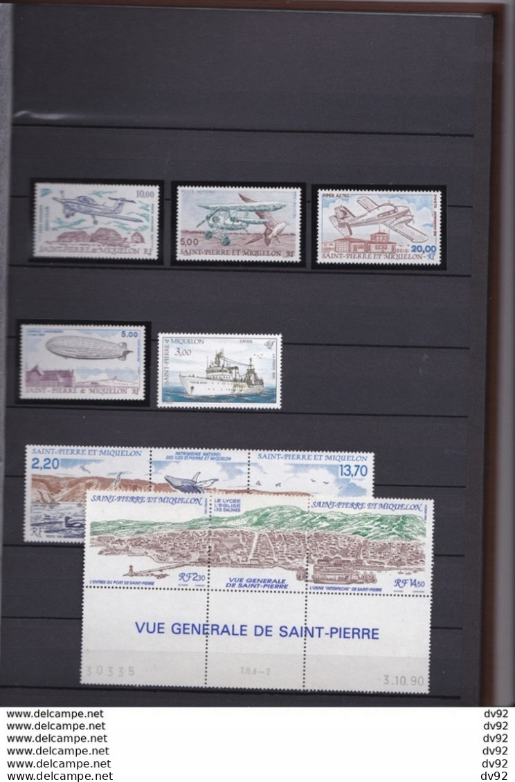 SAINT PIERRE ET MIQUELON LOT SOUS FACIALE - Collections, Lots & Series