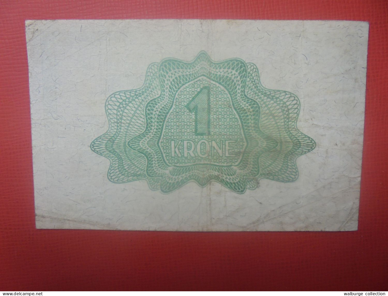 NORVEGE 1 KRONE 1943 Préfix F Circuler (B.30) - Norvegia