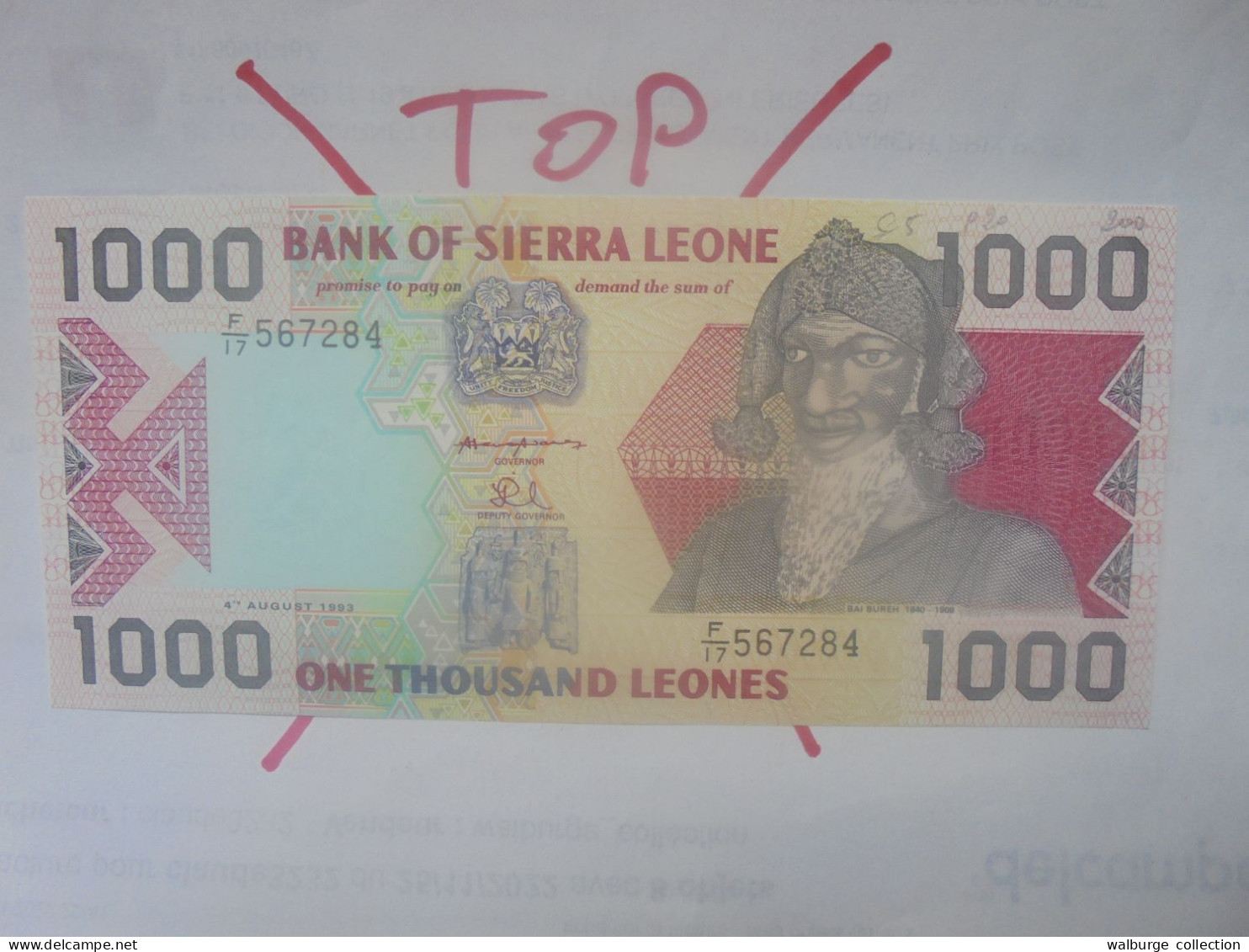 SIERRA LEONE 1000 LEONES 1993 Neuf (B.30) - Sierra Leone