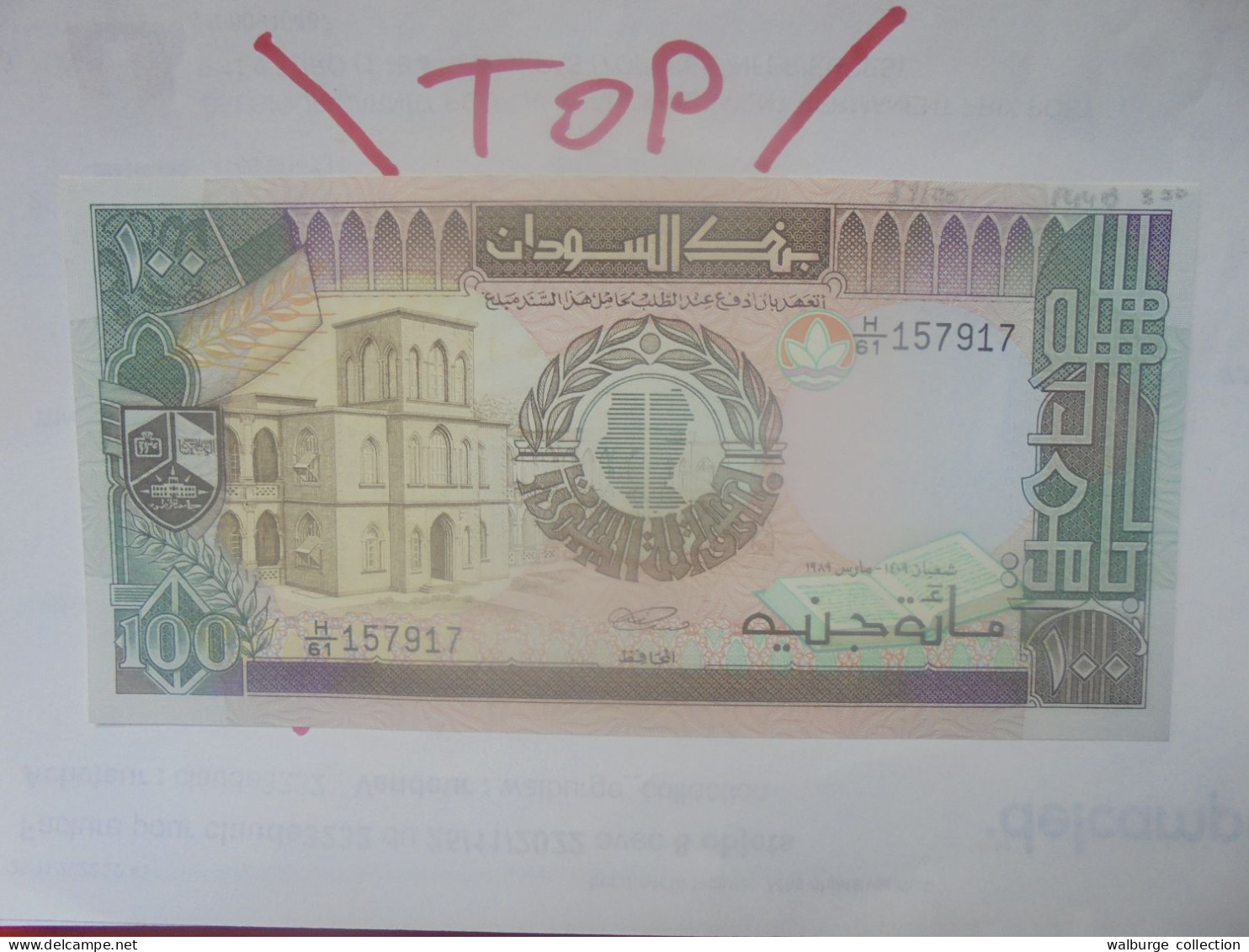 SOUDAN 100 POUNDS 1988-90 Neuf (B.30) - Sudan