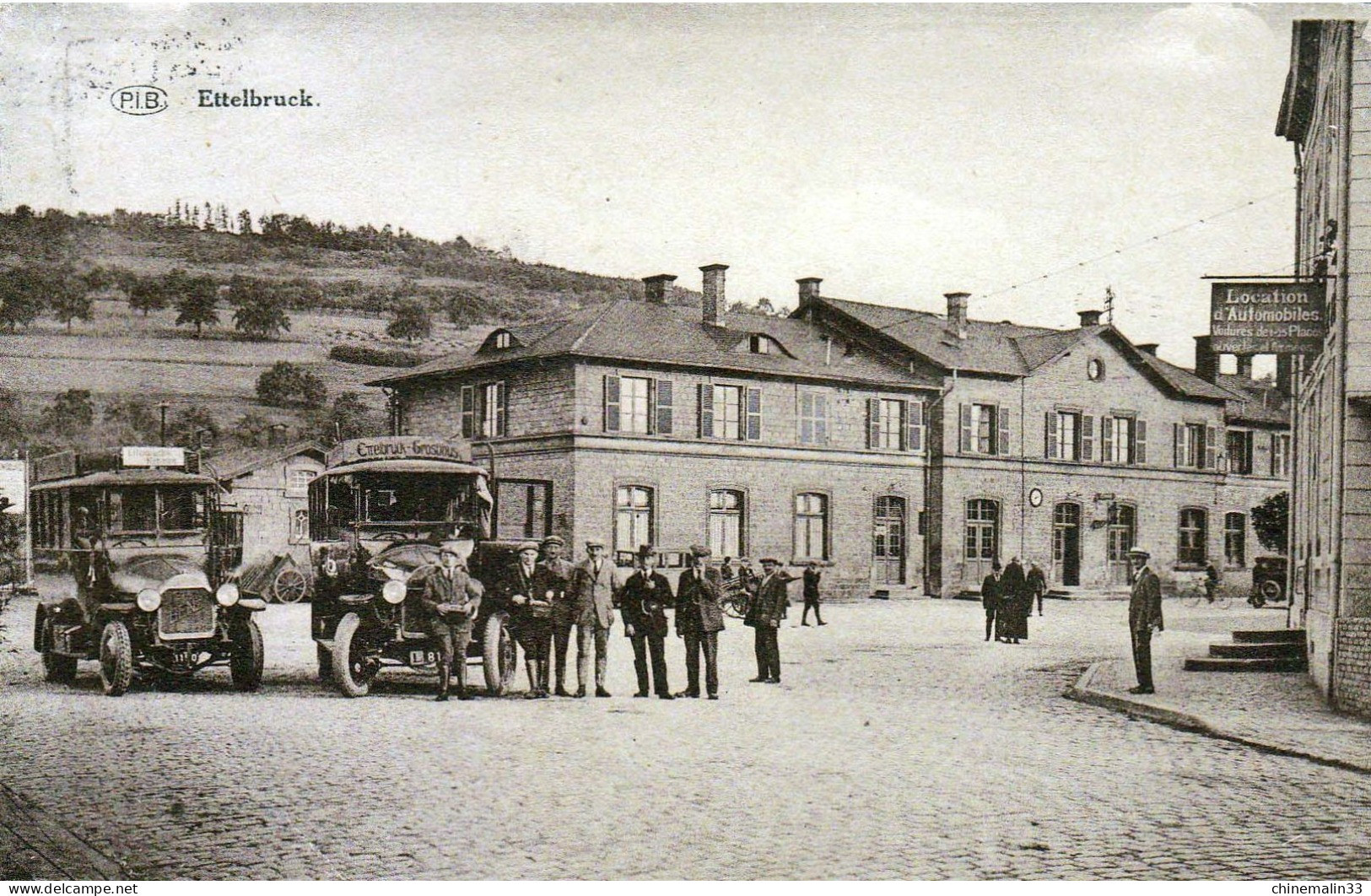 LUXEMBOURG PIB ETTELBRUCK TRES BELLE  ANIMATION  9X14 REIMPRESSION DE CARTES ANCIENNES - Ettelbruck