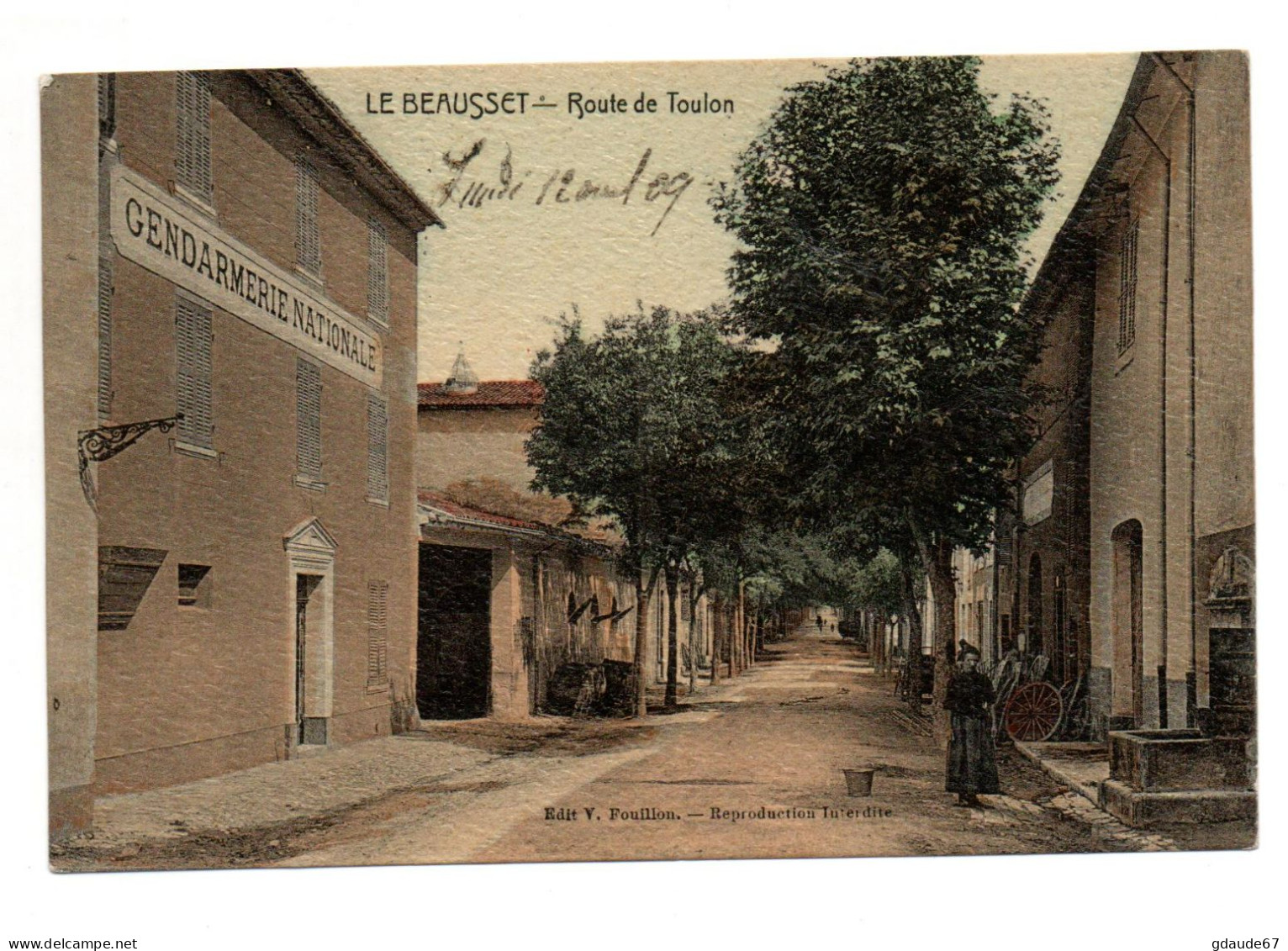 LE BEAUSSET (83) - ROUTE DE TOULON - GENDARMERIE - Le Beausset