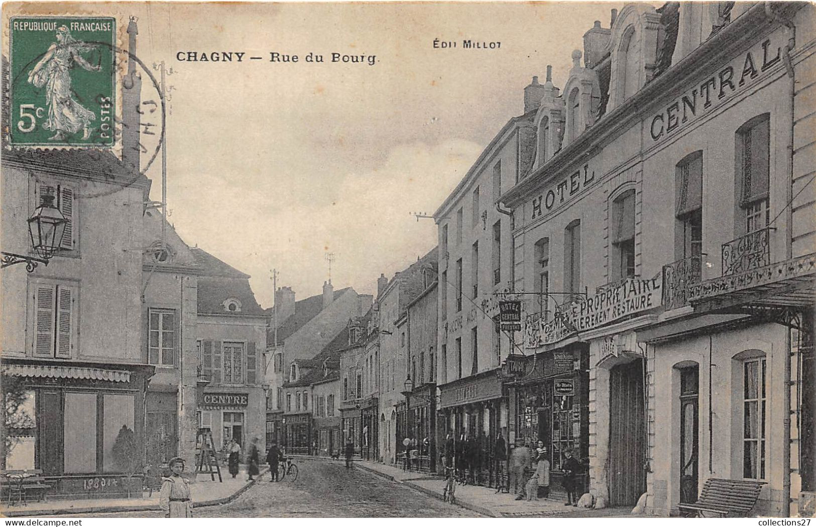 71-CHAGNY- RUE DU BOURG - Chagny